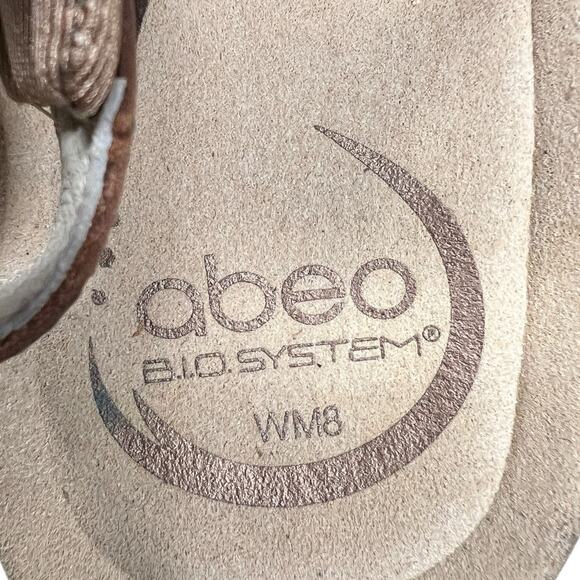 Abeo Women’s Brynn Brown Snakeskin Print Leather Slingback Sandal Size US 8 - Picture 11 of 11